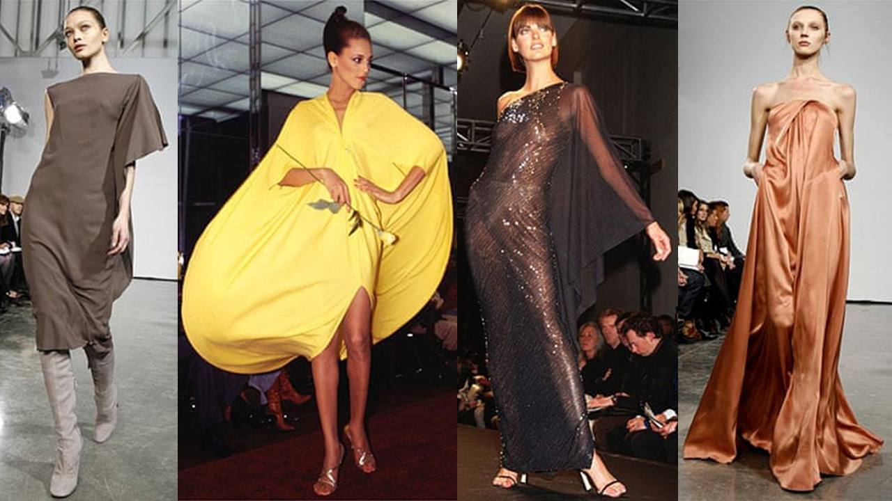 Thiết kế của Halston thường tối giản, đơn sắc, làm bằng các chất liệu mềm, mỏng như voan, lụa. Ảnh: Corbis,AP.